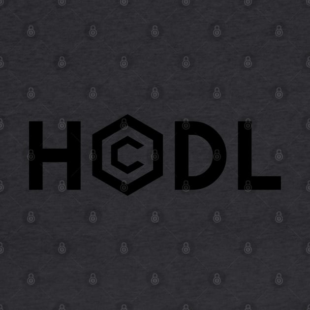 HODL CRO Cronos Crypto.com BLACK by GraficBakeHouse